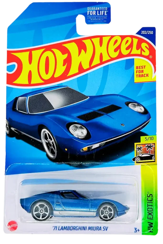 '71 Lamborghini Miura SV (tarjeta corta)