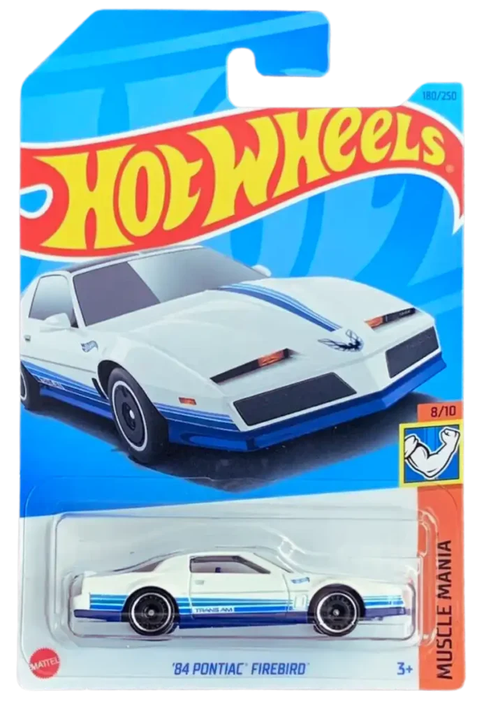'84 Pontiac Firebird blanco