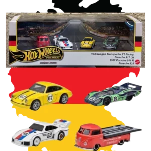 Porsche Renschport 4 Mini Cars Collector Set