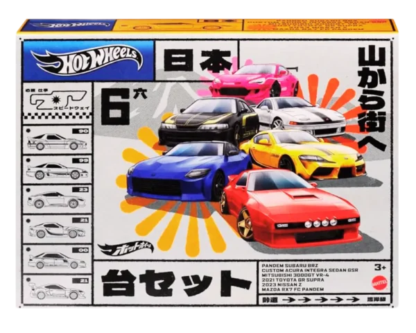 JAPANESE Car Culture 6 Pack