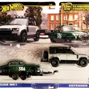 Jaguar MK1 + 2023 Land Rover Defender 110 Team Transport