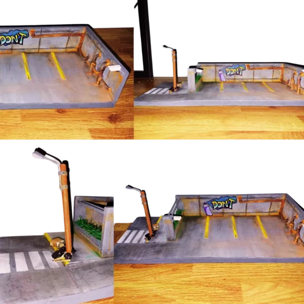 Diorama Street Garage