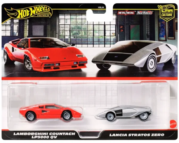 Lamborghini Countach LP5000 QV + Lancia Stratos Zero
