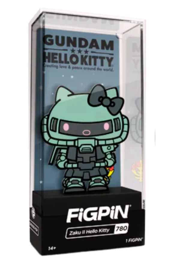 Zaku II Hello Kitty FigPin