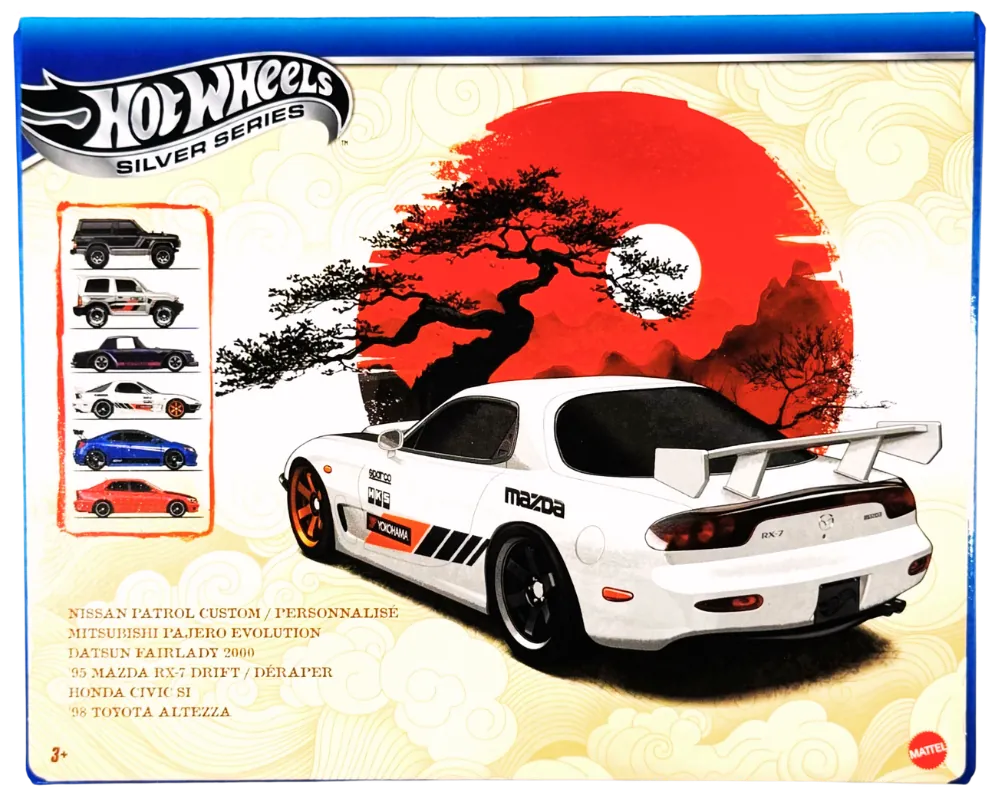 Set Silver Series 6 Japoneses